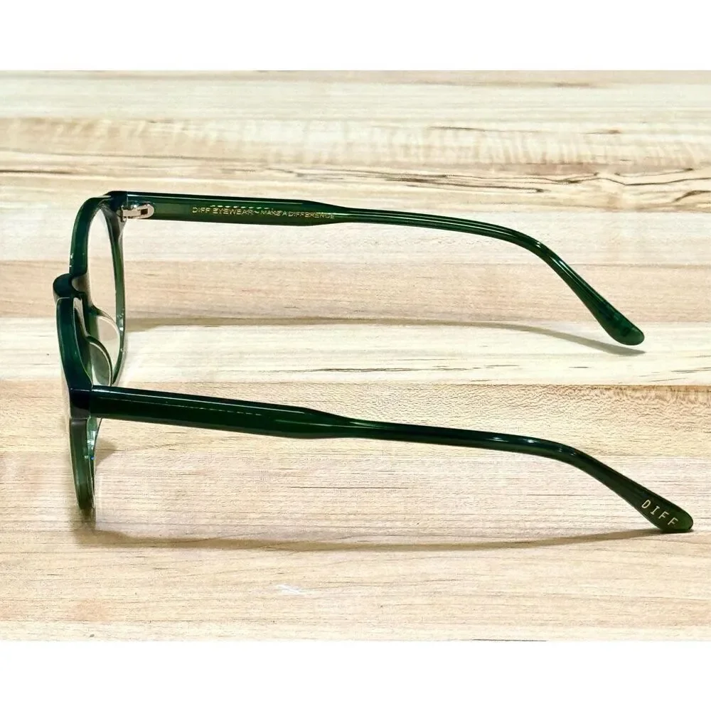 Diff Eyewear Green Frames. Style: GR-CL60.